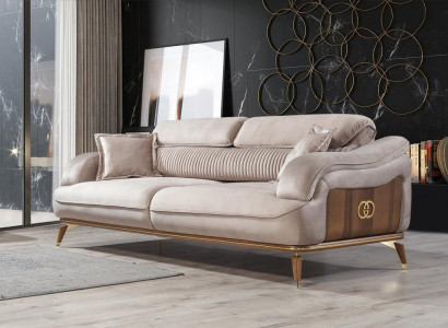 Three-seater Sofa 3 Seater Luxury Sofas Living Room Furniture Fabric Design